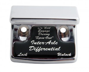 Chrome Plastic Freightliner Switch Guard W/ Glossy