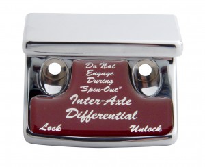 Chrome Plastic Freightliner Switch Guard W/ Glossy