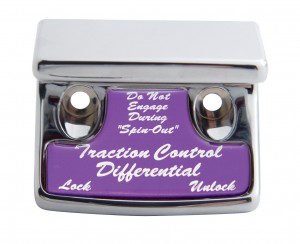 Chrome Plastic Freightliner Switch Guard W/ Glossy