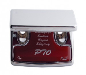 Chrome Plastic Freightliner Switch Guard W/ Glossy