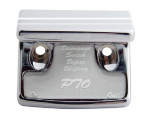 Chrome Plastic Freightliner Switch Guard W/ Glossy