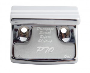 Chrome Plastic Freightliner Switch Guard W/ Glossy