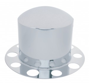 Stainless Steel Rear 2Pc. Axle Cover - Steel Ring