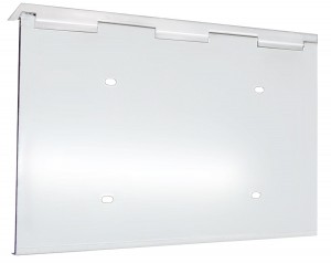 Stainless Steel 1 License Plate Holder W/ Hinge
