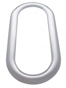 Stainless Steel Peterbilt Oval Window Trim
