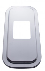 (Skpk) Stainless Steel Peterbilt Shift Plate Cover - 2005+ Peterbilt