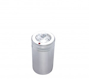 (2/Card) Chrome C.B. Knob W/ Diamond - Clear