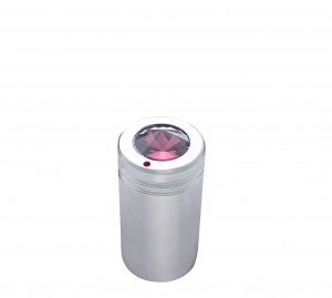 Chrome C.B. Knob W/ Diamond - Purple