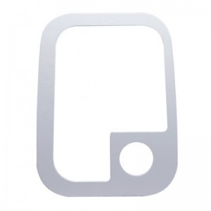 (2/Card) Stainless Steel 2005+ Peterbilt Door Handle Trim
