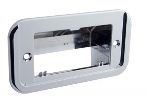 Chrome Plastic Peterbilt Ash Tray Trim