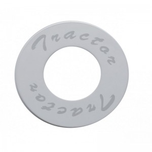 Stainless Steel Plaque For Deluxe Air Knob W/ Diamond Cutout - Tractor