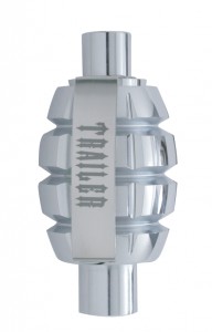 Chrome Aluminum "Grenade" Air Valve Knob - Trailer