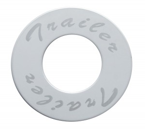 Stainless Steel Plaque For Deluxe Air Knob W/ Diamond Cutout - Trailer