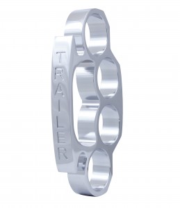 Chrome Aluminum "Brass Knuckle" Air Valve Knob - Trailer