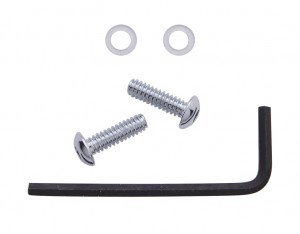 (8/Card) Chrome Stainless Steel Peterbilt Oem Dash Screw W/ Allen Wrench - 3/4" Thread