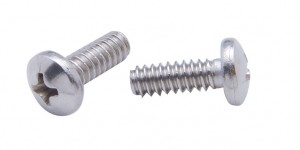 Chrome Stainless Steel Peterbilt Oem Dash Screw - 1/2" Thread