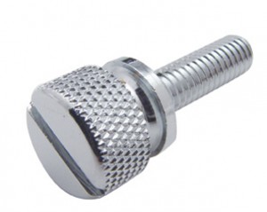 (12/Card) Chrome Kenworth Dash Short Screws - Plain
