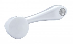 Chrome Window Crank W/ Slot Adaptor - Plain