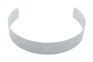 Stainless Steel 15" Peterbilt Air Cleaner 2-1/2" Wide Mounting Strap