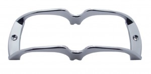 Chrome Plastic Turtle Back Lens Guard