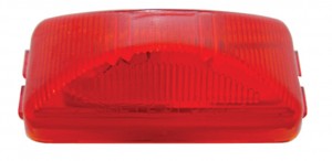 Rectangular Incandescent Clearance/Marker Light - Red