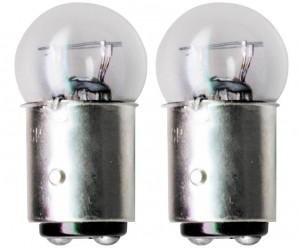 (2/Card) 2 Filament Medium Size Bulb - 1157 Function