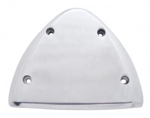 (2/Card) Polished Aluminum Headlight Turn Signal Cover