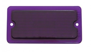 Rectangular Clearance/Marker Light Lens - Purple