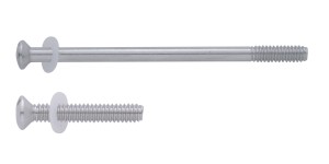 (2/Bulk) Stainless Steel 1 Long & 1 Short Bus Light Mounting Screws