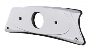 Chrome Rectangular Fender Light Bracket