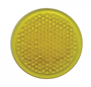 *Closeout* Dome Light Glass Lens - Amber