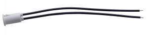 Chrome Plastic Dash Light Base