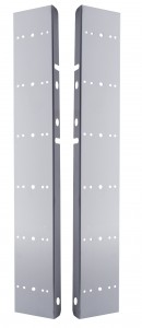 (2/Bulk) Stainless Steel Peterbilt 12 Led Cutout Air Cleaner Light Bracket