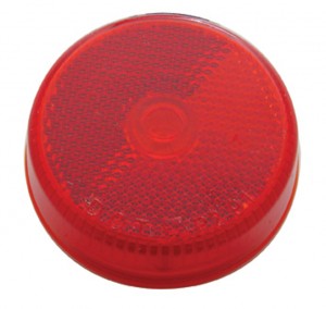 Incandescent 2 1/2" Reflector Clearance/Marker Light - Red