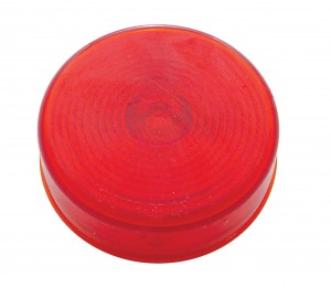 Incandescent 2 1/2" Flat Clearance/Marker Light - Red Lens