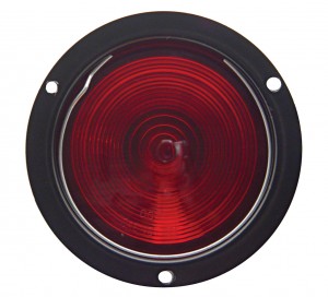Incandescent 4" S/T/T Deep Dish Light - Red