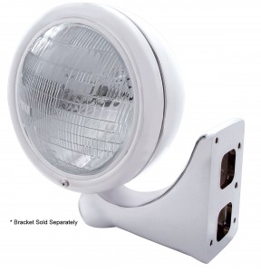 Chrome "Classic" Peterbilt Headlight - 6014 Sealed Beam