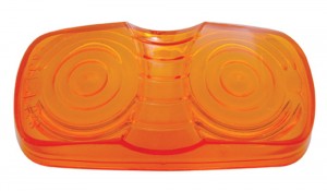 Tiger-Eye Clearance/Marker Light Lens - Amber