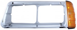 Led Freightliner Fld Headlight Bezel With Turn Sig