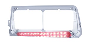 Led Freightliner Fld Driver Side Headlight Bezel W