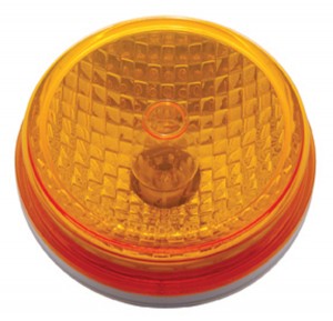 Incandescent 4" Crystal P/T/C Light - Amber