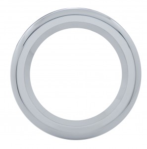 Chrome Plastic 4" Twist-On Bezel