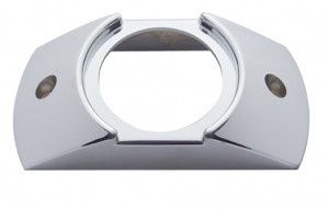 Chrome Plastic 2" Branch Deflector