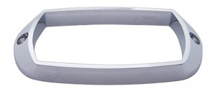 Chrome Plastic Tiger Eye Marker Light Bezel