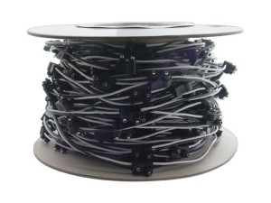 (Roll) 2 Wire Plug Wire Harness - 100' Long W/ 6" Wire Lead, Approximately 100 Plug