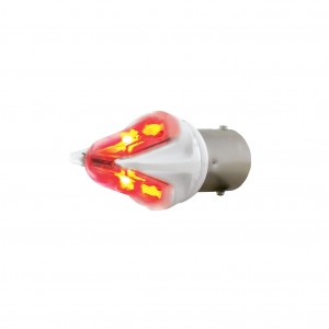 2 Hight Power Led 1156 Bulb - Red