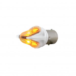 2 Hight Power Led 1157 Bulb - Amber
