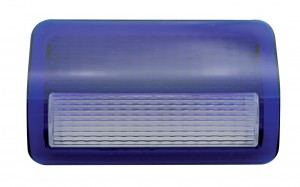 2006+ Peterbilt Passenger Door Light Lens - Blue