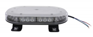 30 High Power Led 12V/24V Micro Strobe Warning Bar - Permanent Mount/Clear Lens