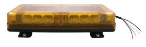 18 High Power Led 12V Mini Strobe Warning Bar - Permanent Mount